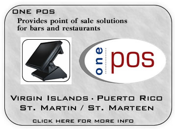 One POS Point of Sale Equipment for the Caribbean, Virgin Islands, Puerto Rico, St. Martin, St. Marteen